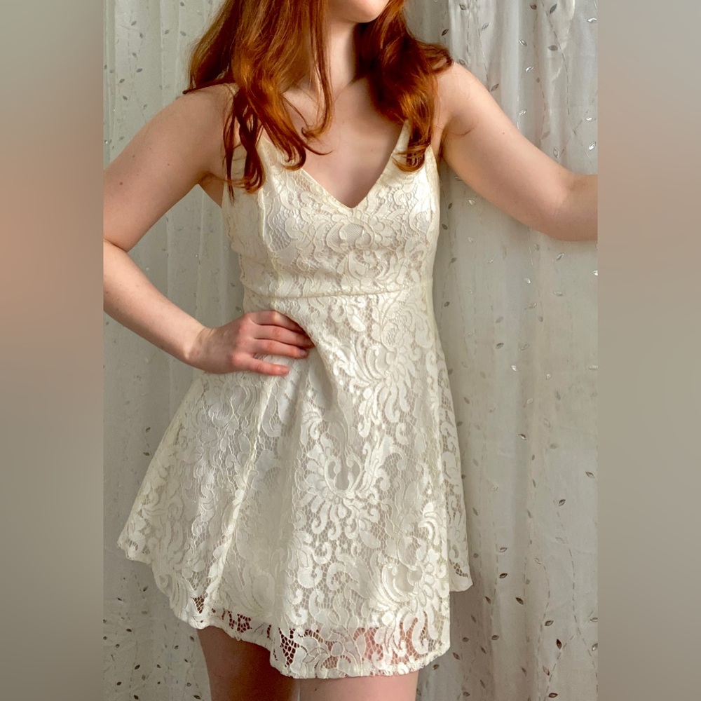 Mini White Dress (Small)
